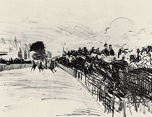 Edouard Manet Beim Pferderennen Wandbild