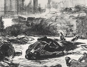 Edouard Manet Buergerkrieg Wandbild