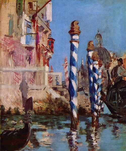 Edouard Manet Canale Grande in Venedig Wandbild