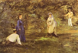 Edouard Manet Croquet Partie Wandbild
