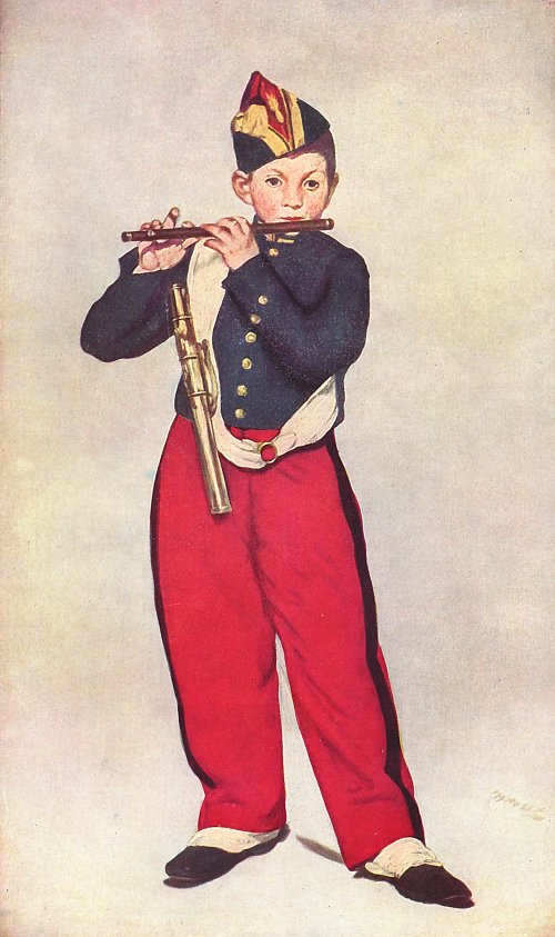 Edouard Manet Der Pfeifer Wandbild