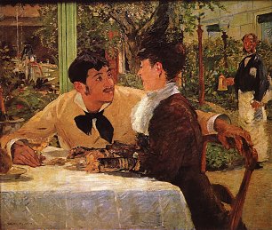 Edouard Manet Im Pere Lathuille Wandbild