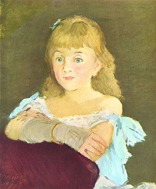 Edouard Manet Portraet der Lina Campineanu Wandbild