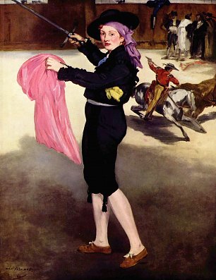 Edouard Manet Portraet der Mlle Victorine im Kostuem eines Stierkaempfers Wandbild
