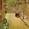 Edouard-Manet-Rue-Mosnier-mit-Fahnen