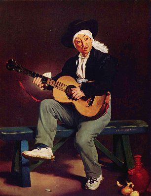Edouard Manet Spanischer Saenger Wandbild