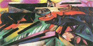 Franz Marc Balkankrieg Wandbild