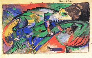 Franz Marc Chamaeleon Wandbild