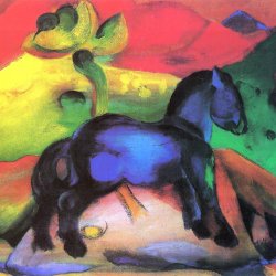 Franz-Marc-Das-kleine-blaue-Pferdchen