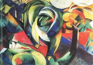 Franz Marc Der Mandrill Wandbild