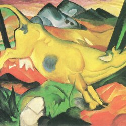 Franz-Marc-Die-gelbe-Kuh