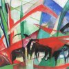 Franz-Marc-Landschaft-mit-schwarzen-Pferden