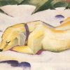 Franz-Marc-Liegender-Hund-im-Schnee