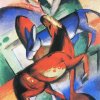 Franz-Marc-Pferd-und-Esel