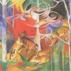 Franz-Marc-Reh-im-Walde-1