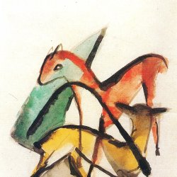 Franz-Marc-Rotes-und-gelbes-Reh