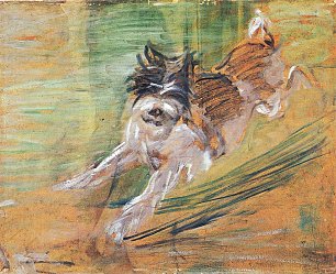 Franz Marc Springender Hund Schlick Wandbild