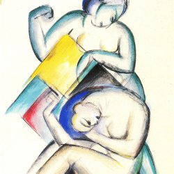 Franz-Marc-Zwei-Frauenakte