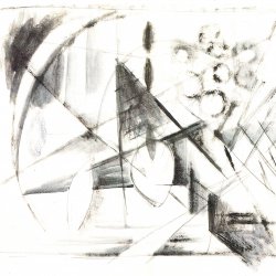 Franz-Marc-Abstrakte-Zeichnung