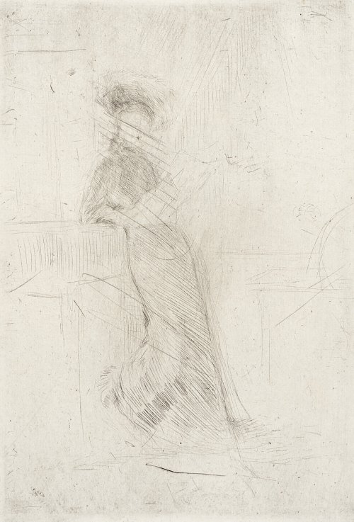 James McNeil Whistler A Lady at a Window Wandbild