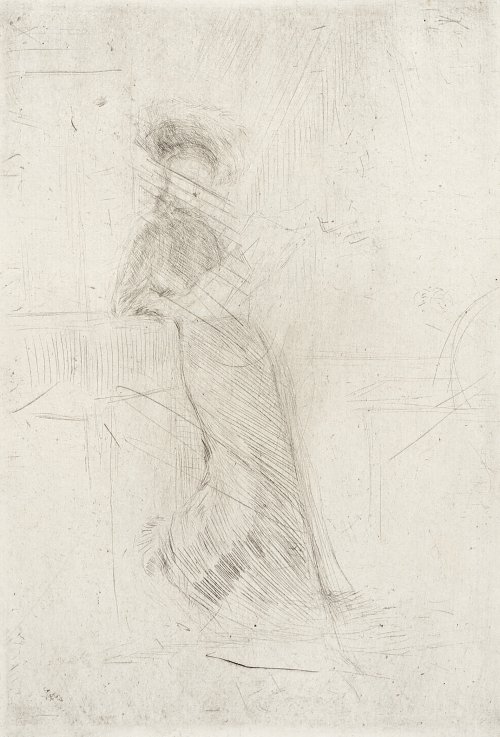 James McNeil Whistler A Lady at a Window Wandbild