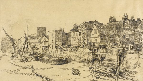 James McNeil Whistler Adam and Eve Old Chelsea Wandbild