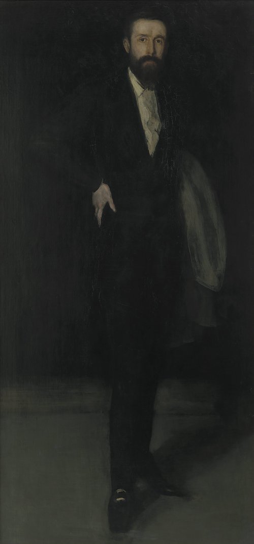 James McNeil Whistler Arrangement in Black Portrait of F R Leyland Wandbild