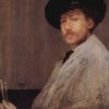 James-McNeil-Whistler-Arrangement-in-Grau-Portraet-des-Kuenstlers
