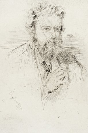 James McNeil Whistler Astruc a Literary Man Wandbild