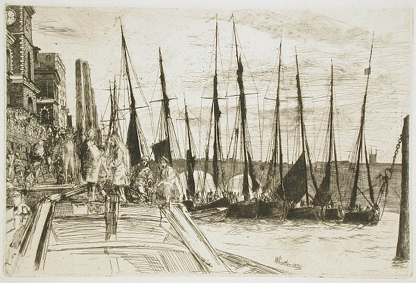James McNeil Whistler Billingsgate Wandbild