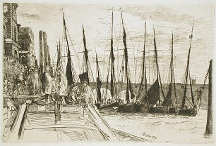 James McNeil Whistler Billingsgate Wandbild
