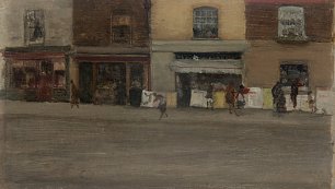 James McNeil Whistler Chelsea Shops Wandbild