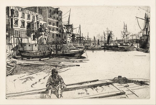 James McNeil Whistler Eagle Wharf Wandbild