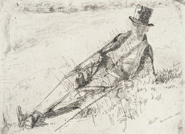 James McNeil Whistler Greenwich Pensioner Wandbild