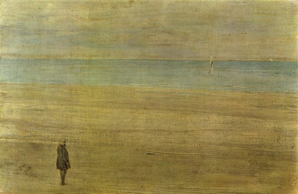 James McNeil Whistler Harmonie in Blau und Silber Trouville Wandbild