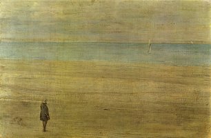 James McNeil Whistler Harmonie in Blau und Silber Trouville Wandbild
