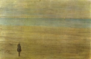 James McNeil Whistler Harmonie in Blau und Silber Trouville Wandbild