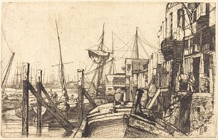 James McNeil Whistler Limehouse Wandbild