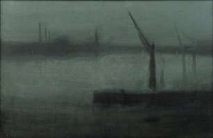 James McNeil Whistler Nocturne Blue and Silver Battersea Reach Wandbild