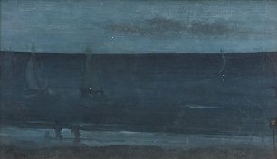 James McNeil Whistler Nocturne Blue and Silver Bognor Wandbild