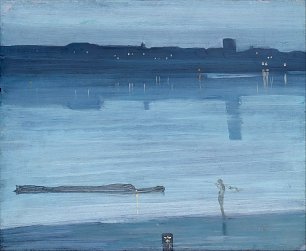 James McNeil Whistler Nocturne Blue and Silver Chelsea Wandbild