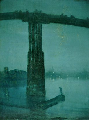 James McNeil Whistler Nocturne in Blue and Gold Old Battersea Bridge Wandbild
