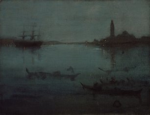 James McNeil Whistler Nocturne in Blue and Silver The Lagoon Venice Wandbild