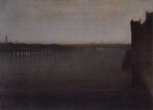 James McNeil Whistler Nocturne in Grau und Gold Westminster Bridge Wandbild