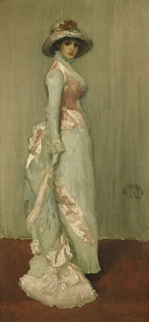 James McNeil Whistler Nocturne in Rosa und Grau Portraet der Lady Meux Wandbild