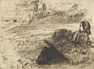 James McNeil Whistler Nursemaid and Child Wandbild