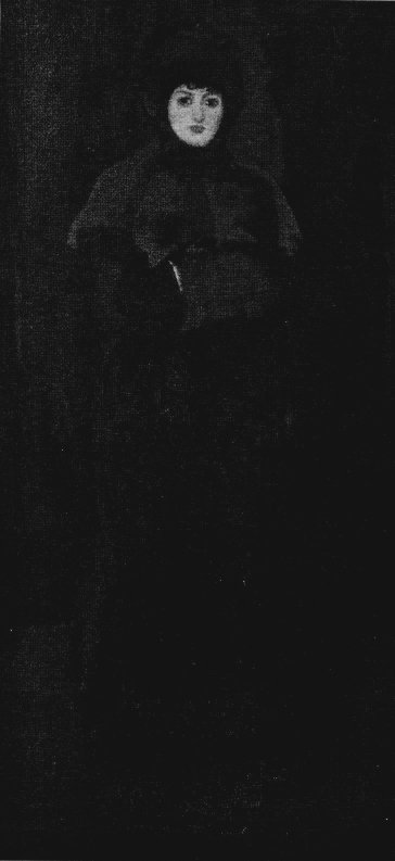 James McNeil Whistler Portrait of Lady Meux in Furs Wandbild