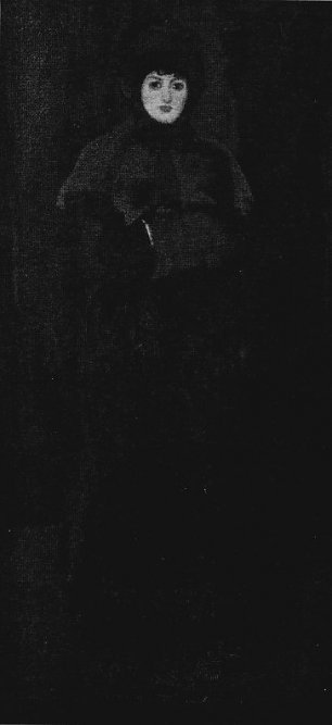James McNeil Whistler Portrait of Lady Meux in Furs Wandbild