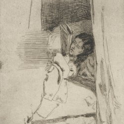 James-McNeil-Whistler-Reading-in-Bed