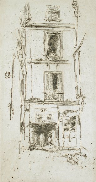 James McNeil Whistler Rue des Bons Enfants Tours Wandbild